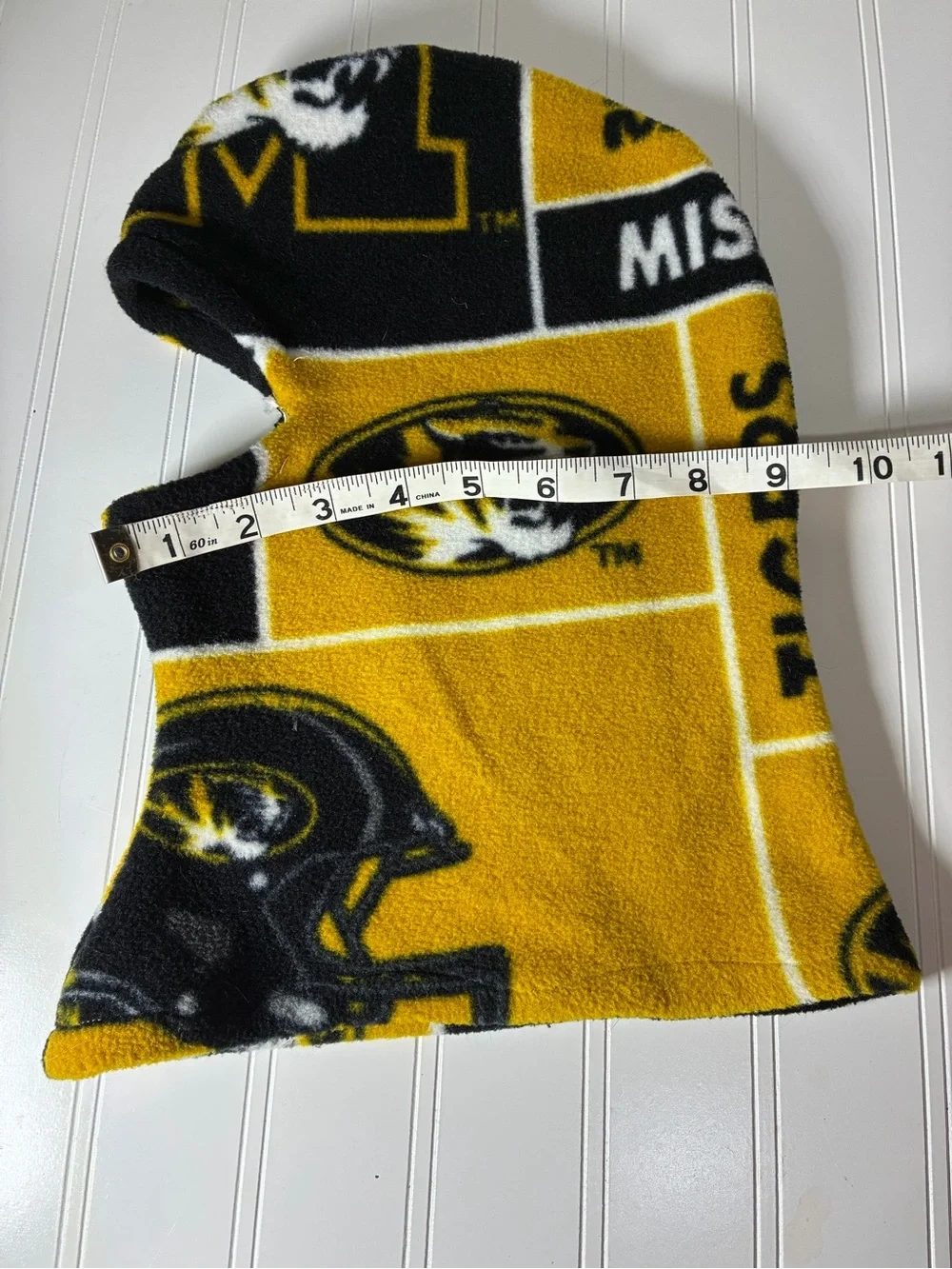 Custom Made MIZZOU Kids Fleece Balaclava